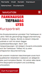 Mobile Screenshot of fankhauser-tiefbau.ch